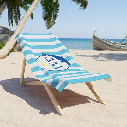 Tri Delta Personalized Beach Towel - Ivy Society