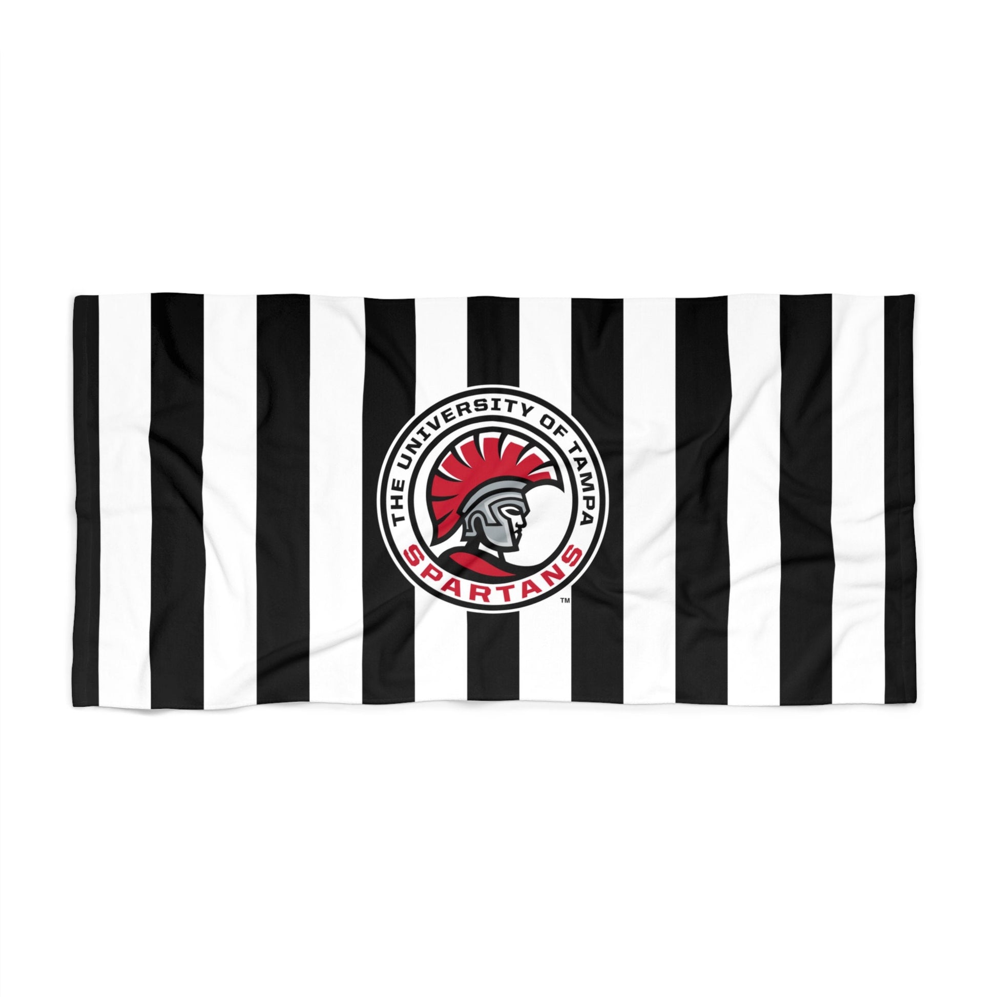 University of Tampa Striped Spartan Beach Towel - Ivy Society