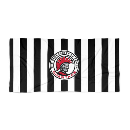 University of Tampa Striped Spartan Beach Towel - Ivy Society