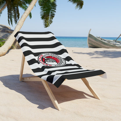 University of Tampa Striped Spartan Beach Towel - Ivy Society