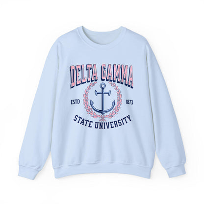 Delta Gamma Collegiate Sweatshirt Personalized School - Ivy Society