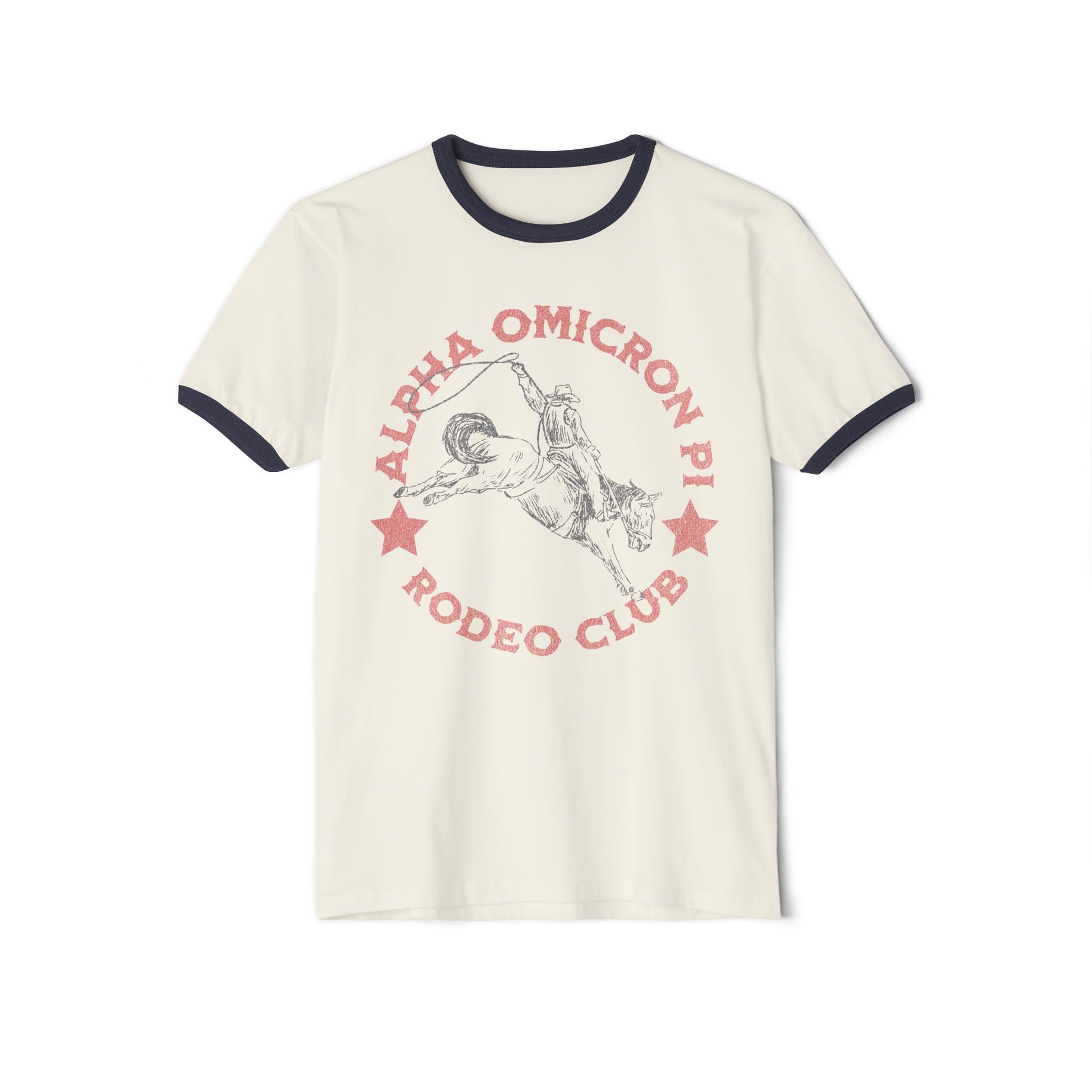 Alpha Omicron Pi Rodeo Ringer Tee - Ivy Society