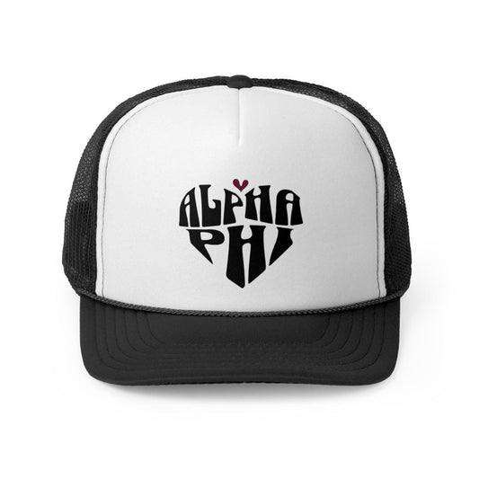 Alpha Phi Heart Trucker Hat - Ivy Society
