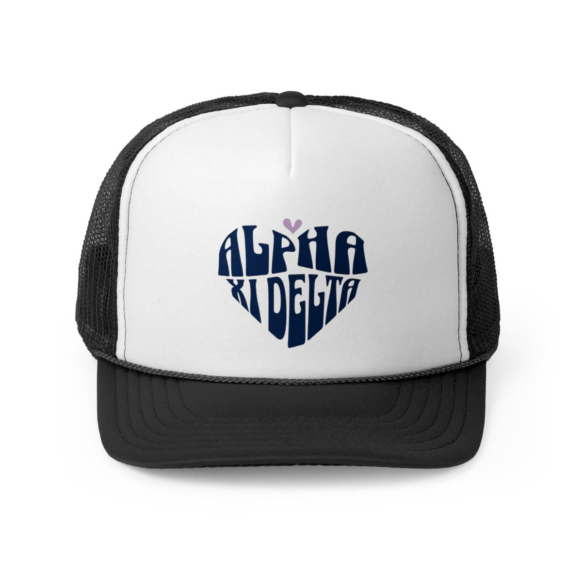 Alpha Xi Delta Heart Trucker Hat - Ivy Society