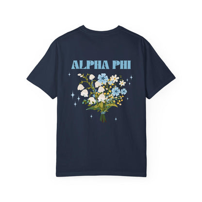 Alpha Phi Bouquet T-shirt - Ivy Society