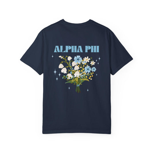 Alpha Phi Bouquet T-shirt - Ivy Society