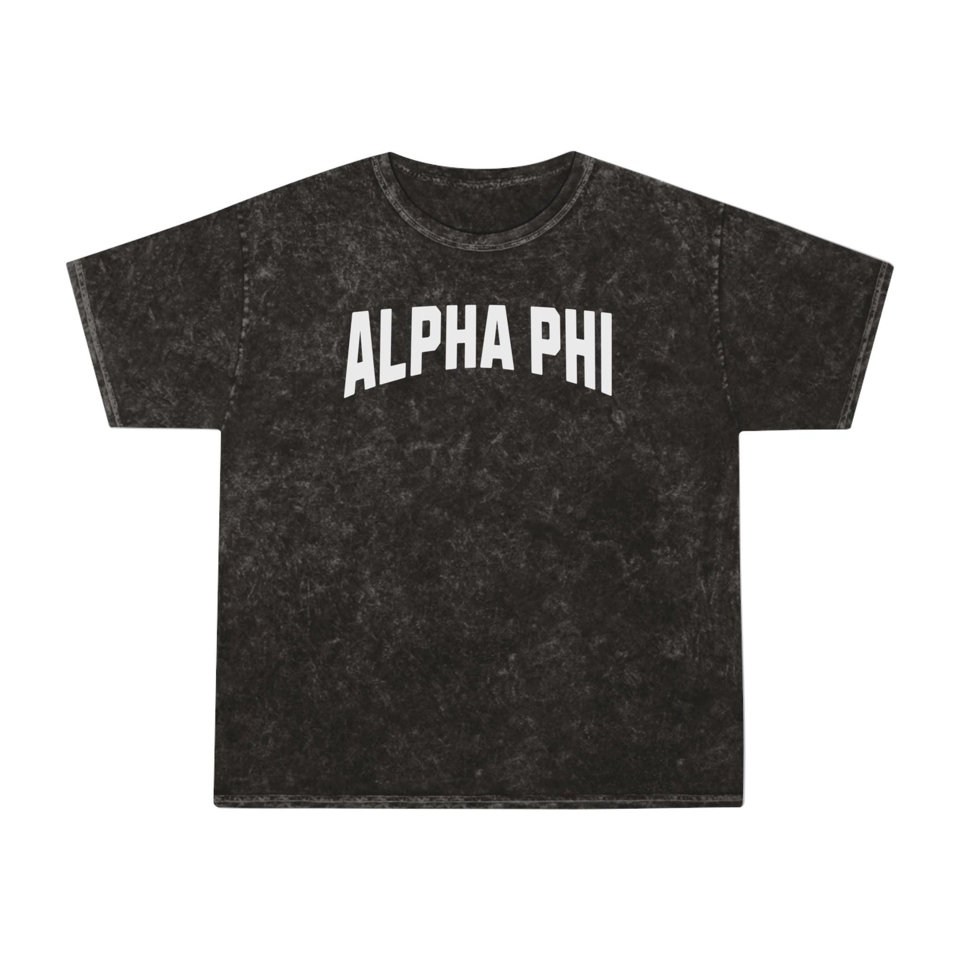 Alpha Phi Mineral Wash T-Shirt - Ivy Society