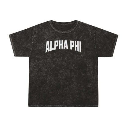 Alpha Phi Mineral Wash T-Shirt - Ivy Society