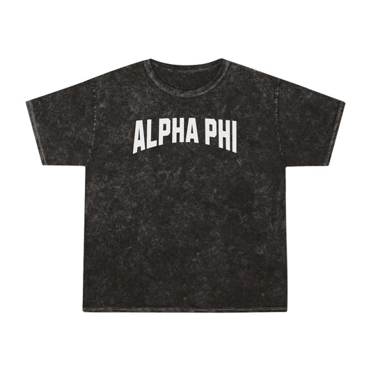 Alpha Phi Mineral Wash T-Shirt - Ivy Society