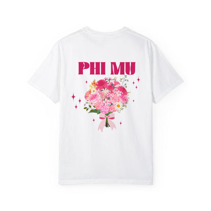 Phi Mu Bouquet T-shirt - Ivy Society