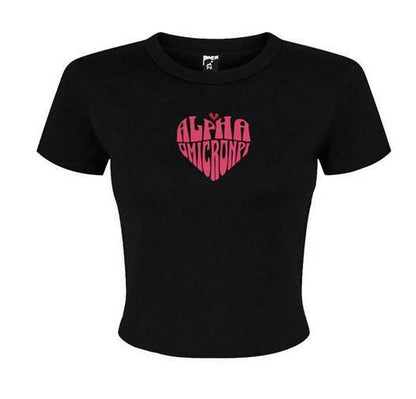 Alpha Omicron Pi Sorority Baby Tee - Ivy Society