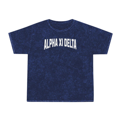 Alpha Xi Delta Mineral Wash T-Shirt - Ivy Society