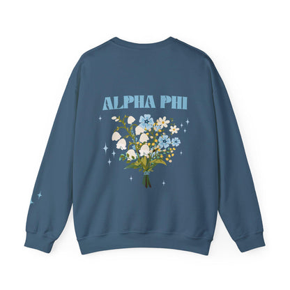 Alpha Phi Bouquet Sweatshirt - Ivy Society