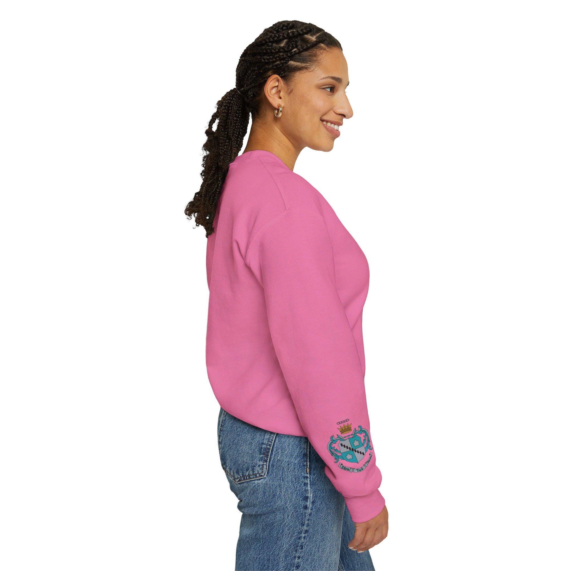 Zeta Tua Alpha Monogram Crewneck Sweatshirt - Ivy Society