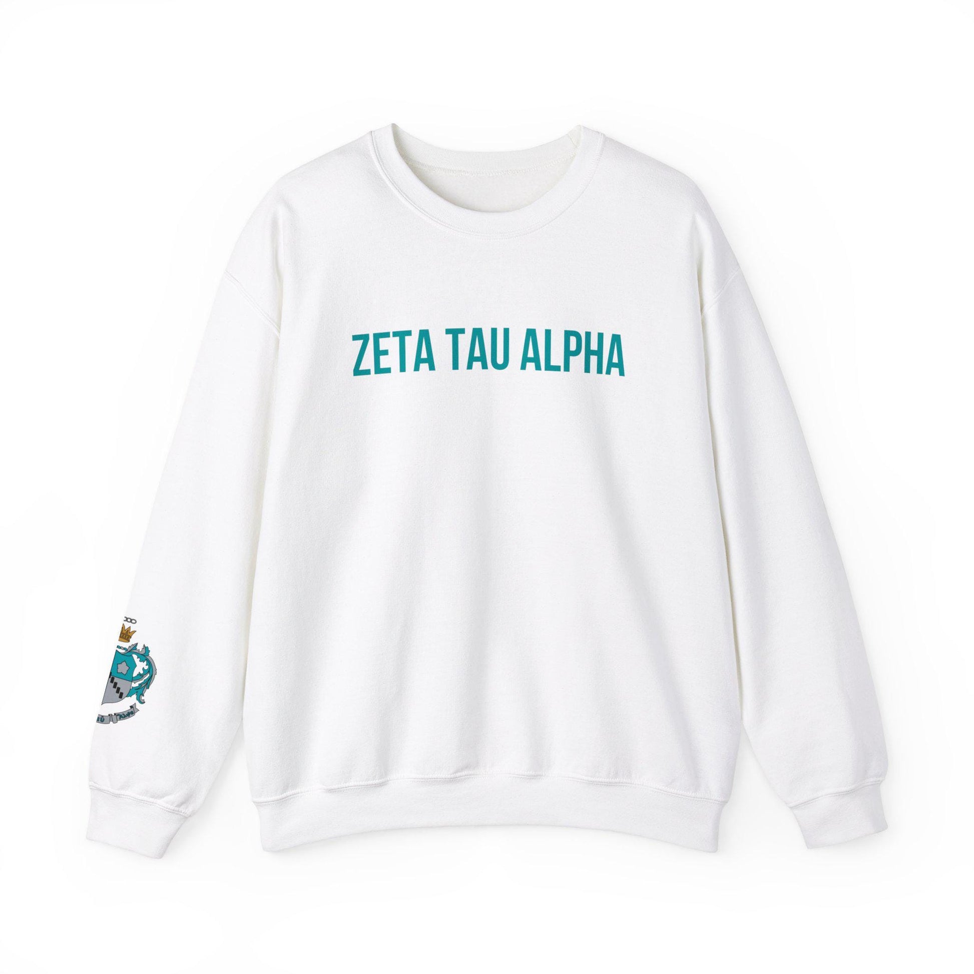 Zeta Tau Alpha Crest Sweatshirt - Ivy Society