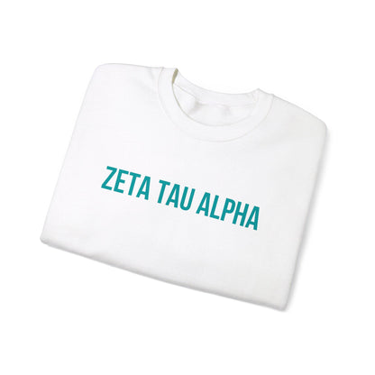 Zeta Tau Alpha Crest Sweatshirt - Ivy Society