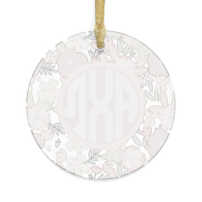 Alpha Chi Omega Floral Ornament - Ivy Society