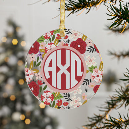 Alpha Chi Omega Floral Ornament - Ivy Society