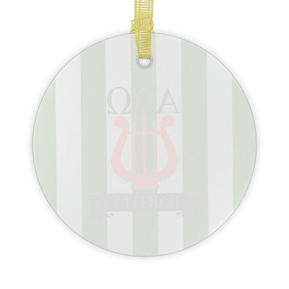 Alpha Chi Omega Personalized Lyre Ornament - Ivy Society
