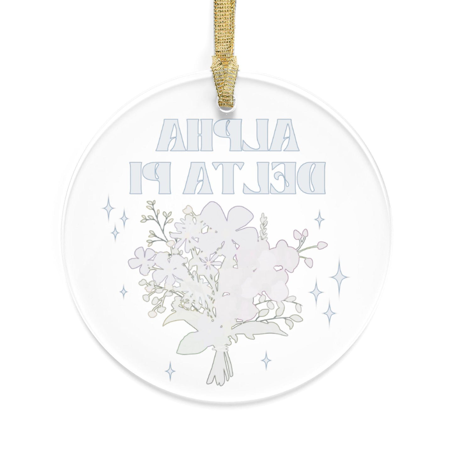 Alpha Delta Pi Bouquet Ornament - Ivy Society