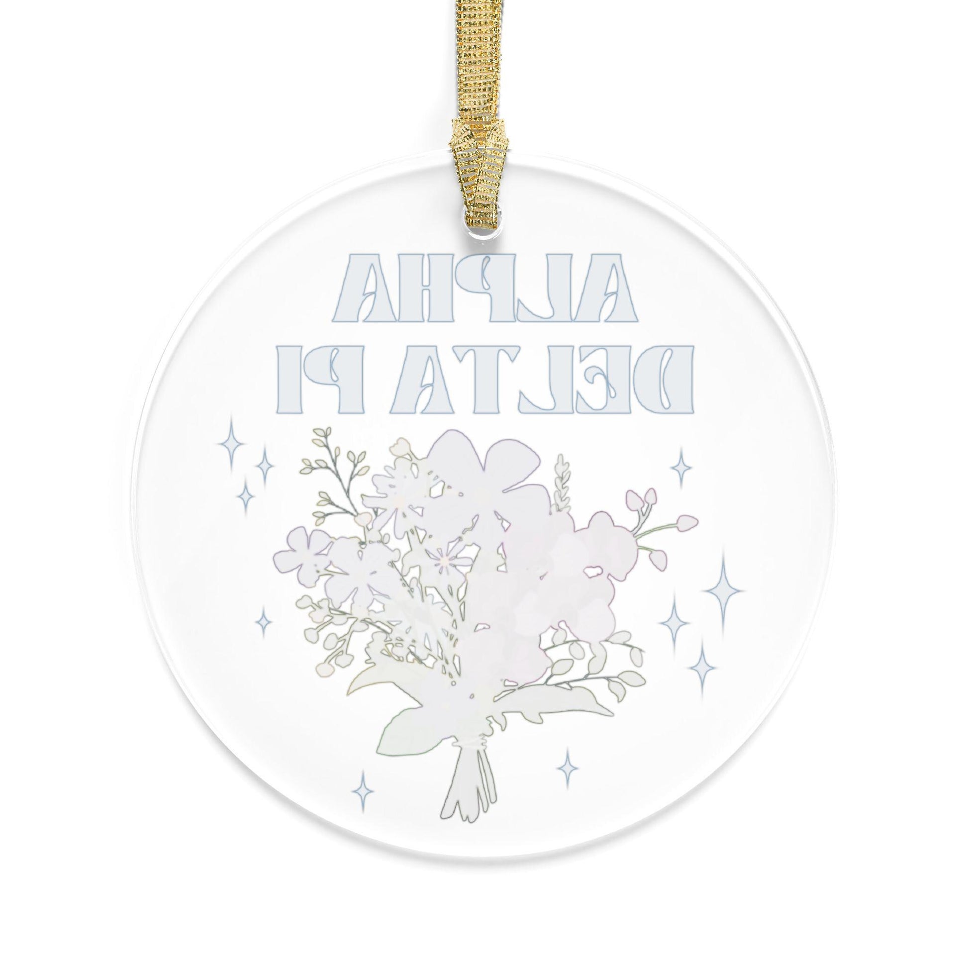Alpha Delta Pi Bouquet Ornament - Ivy Society