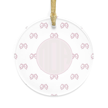 Alpha Omicron Pi Bow Ornament - Ivy Society