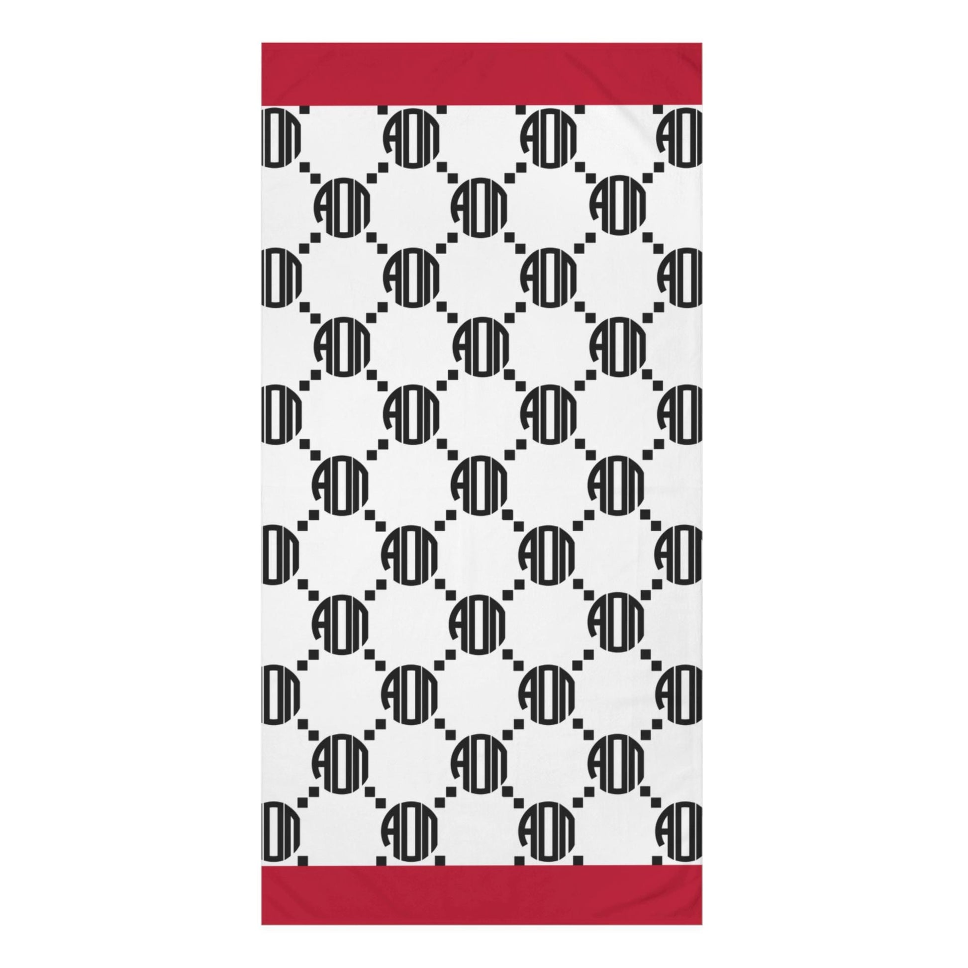 Alpha Omicron Pi Print Beach Towel - Ivy Society