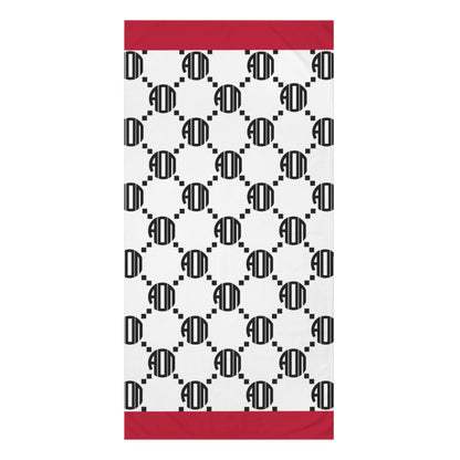Alpha Omicron Pi Print Beach Towel - Ivy Society