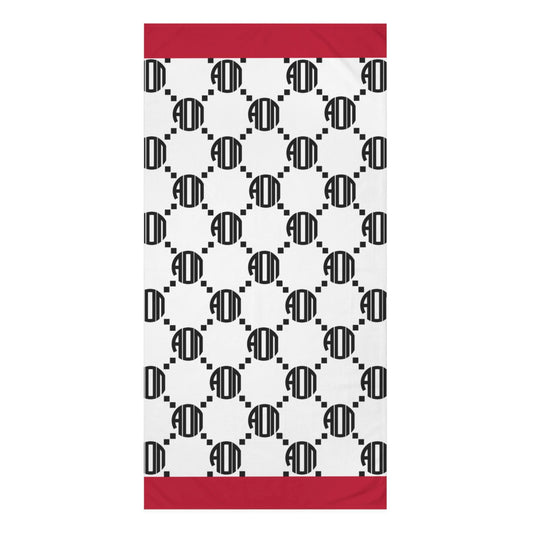 Alpha Omicron Pi Print Beach Towel - Ivy Society