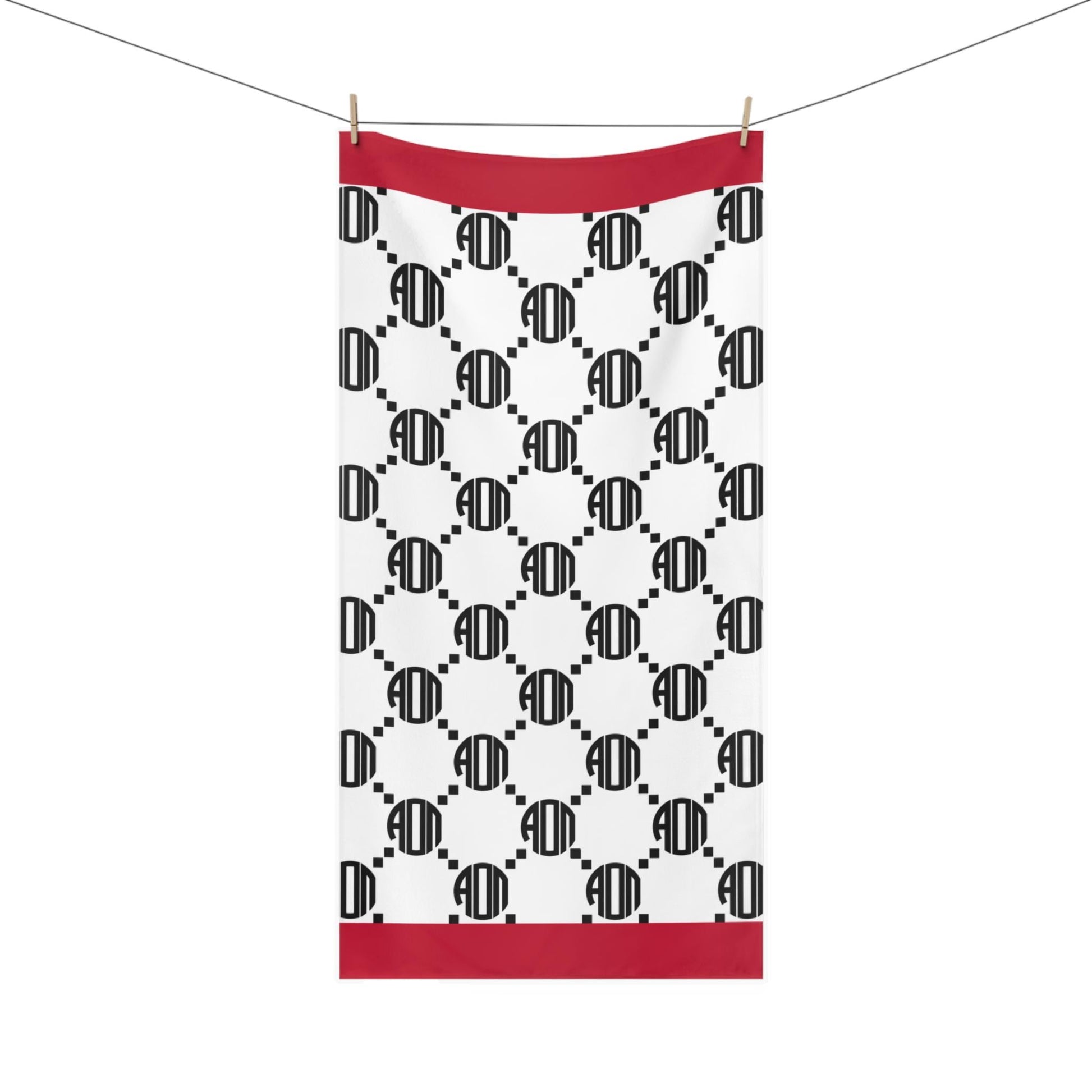 Alpha Omicron Pi Print Beach Towel - Ivy Society