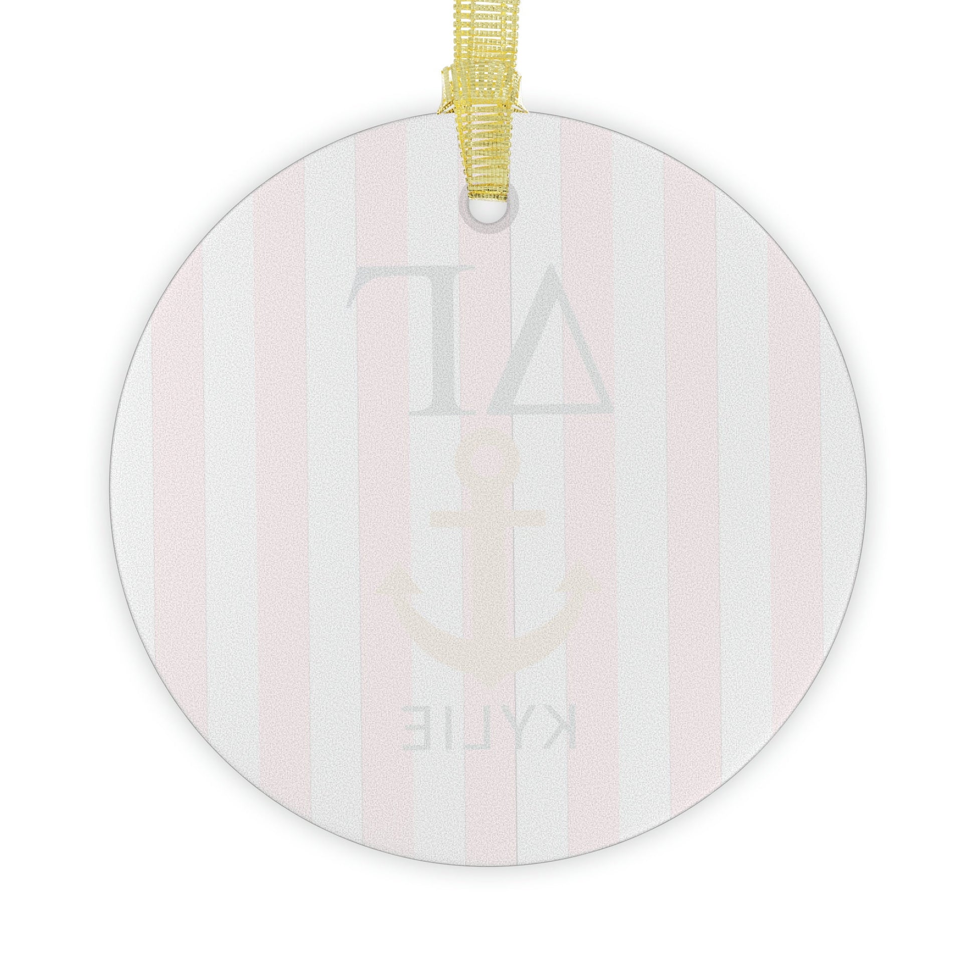 Delta Gamma Personalized Anchor Ornament - Ivy Society