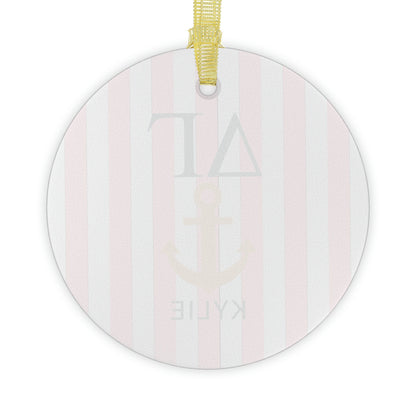 Delta Gamma Personalized Anchor Ornament - Ivy Society