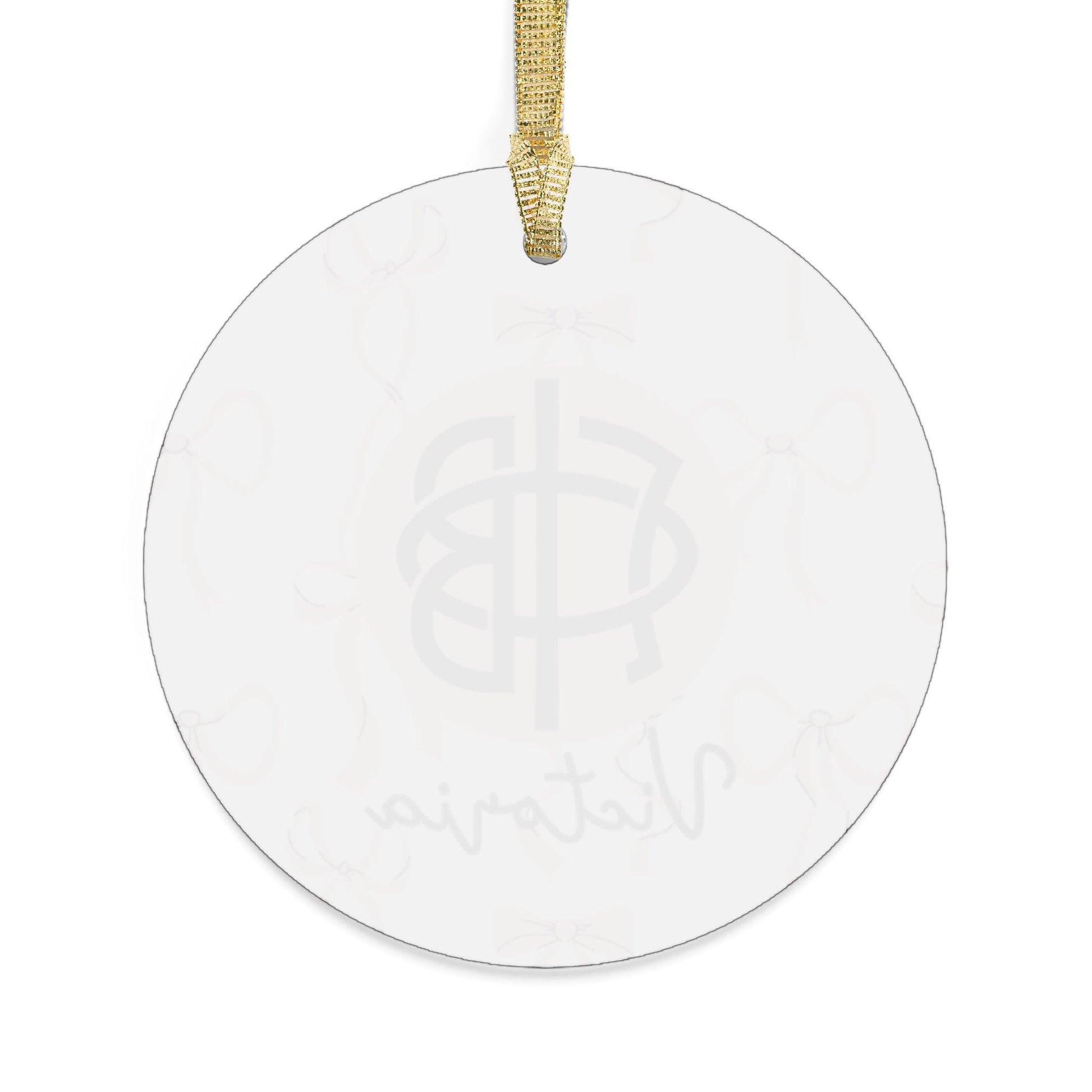 Gamma Phi Beta Personalized Bow Ornament - Ivy Society