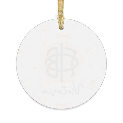 Gamma Phi Beta Personalized Bow Ornament - Ivy Society