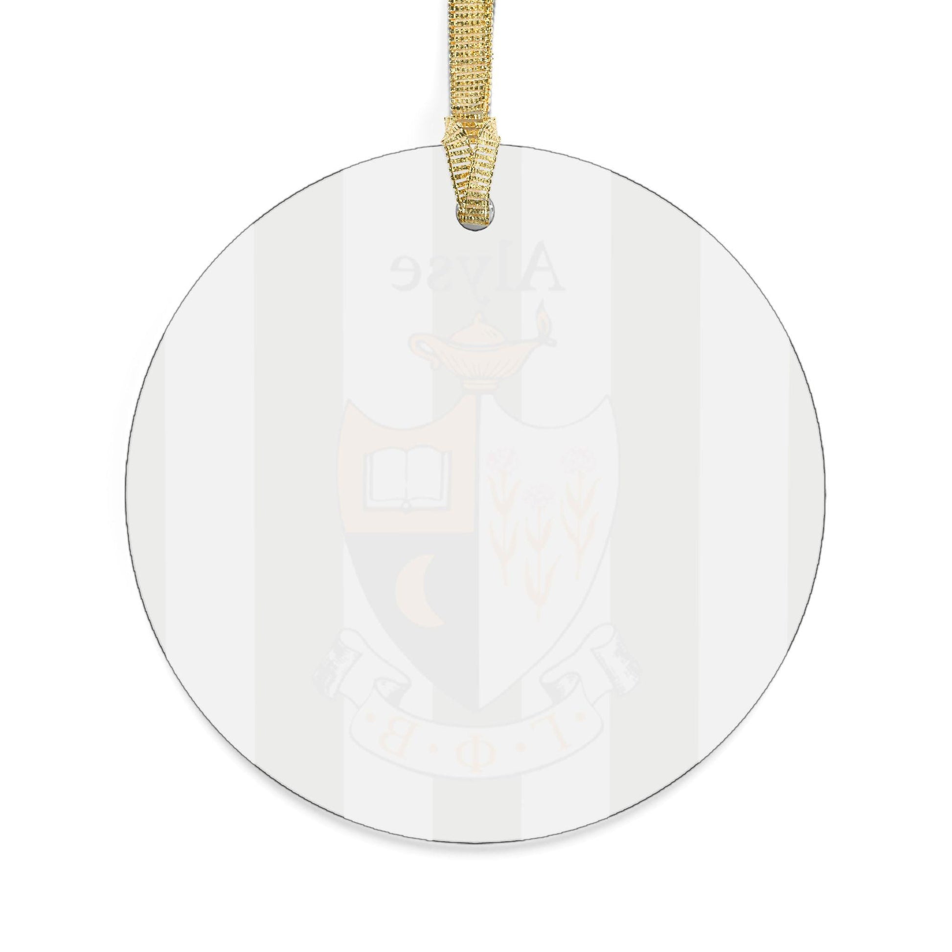 Gamma Phi Beta Personalized Crest Ornament - Ivy Society