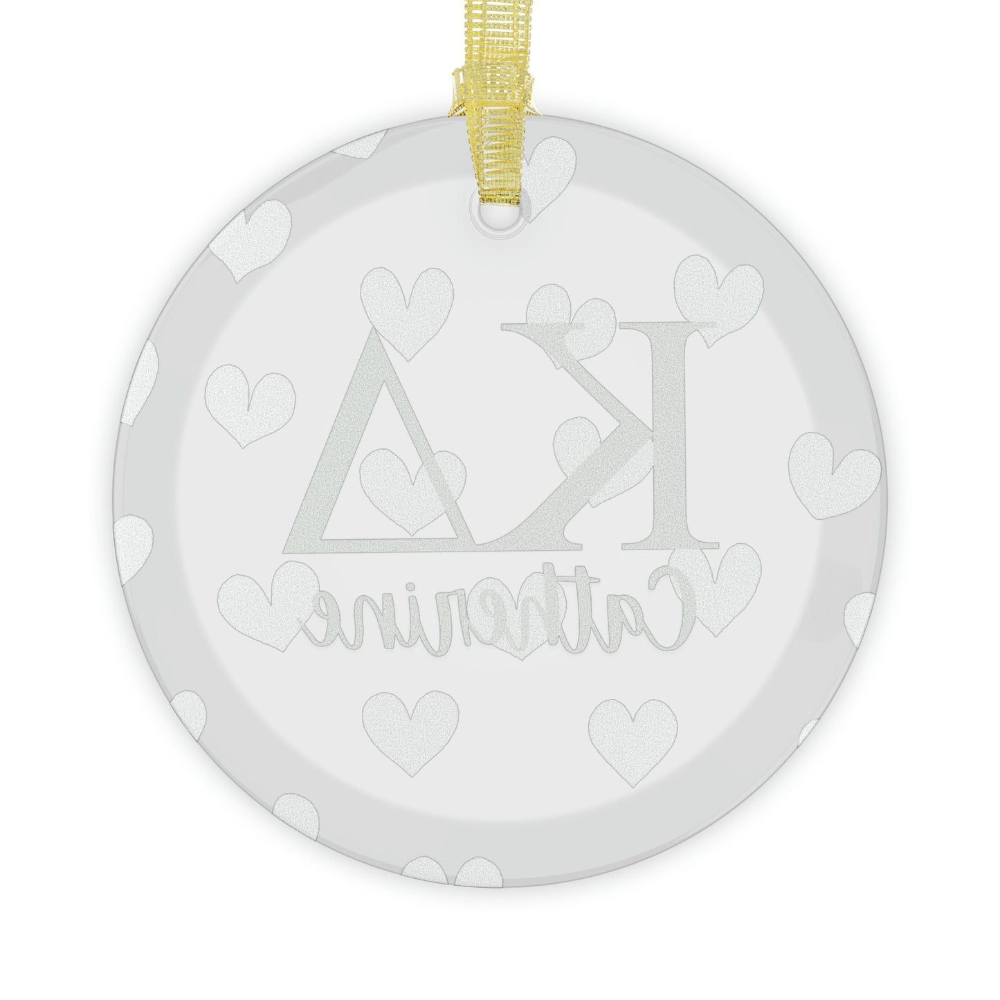 Kappa Delta Personalized Heart Ornament - Ivy Society