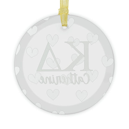 Kappa Delta Personalized Heart Ornament - Ivy Society