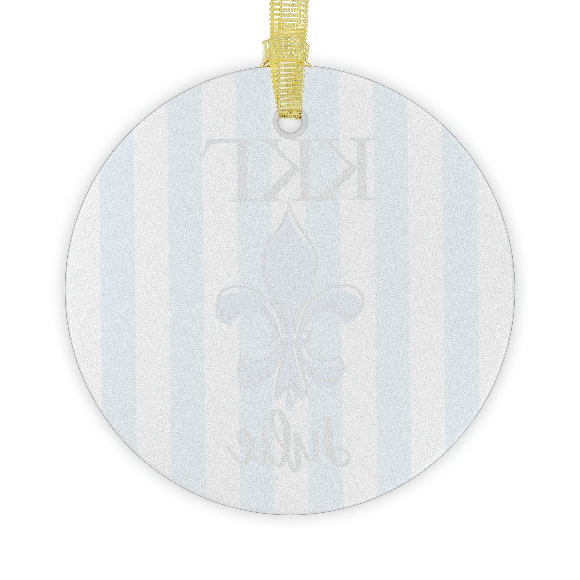 Kappa Kappa Gamma Personalized Fleur Dis Lis Ornament - Ivy Society
