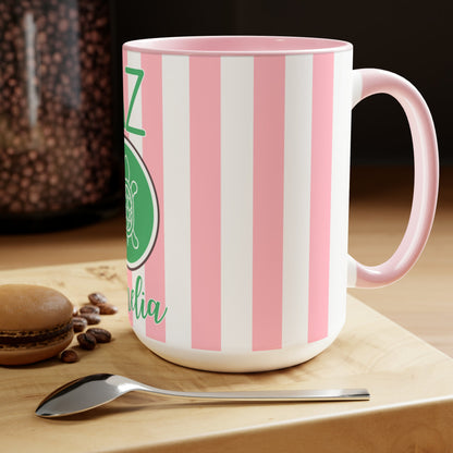 Personalized Delta Zeta Coffee Mug - Ivy Society