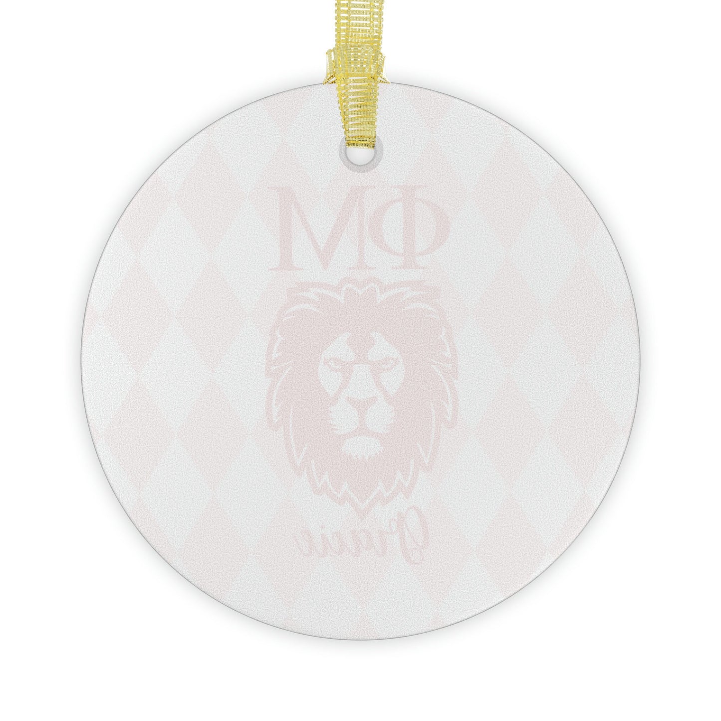 Phi Mu Personalized Lion Ornament - Ivy Society