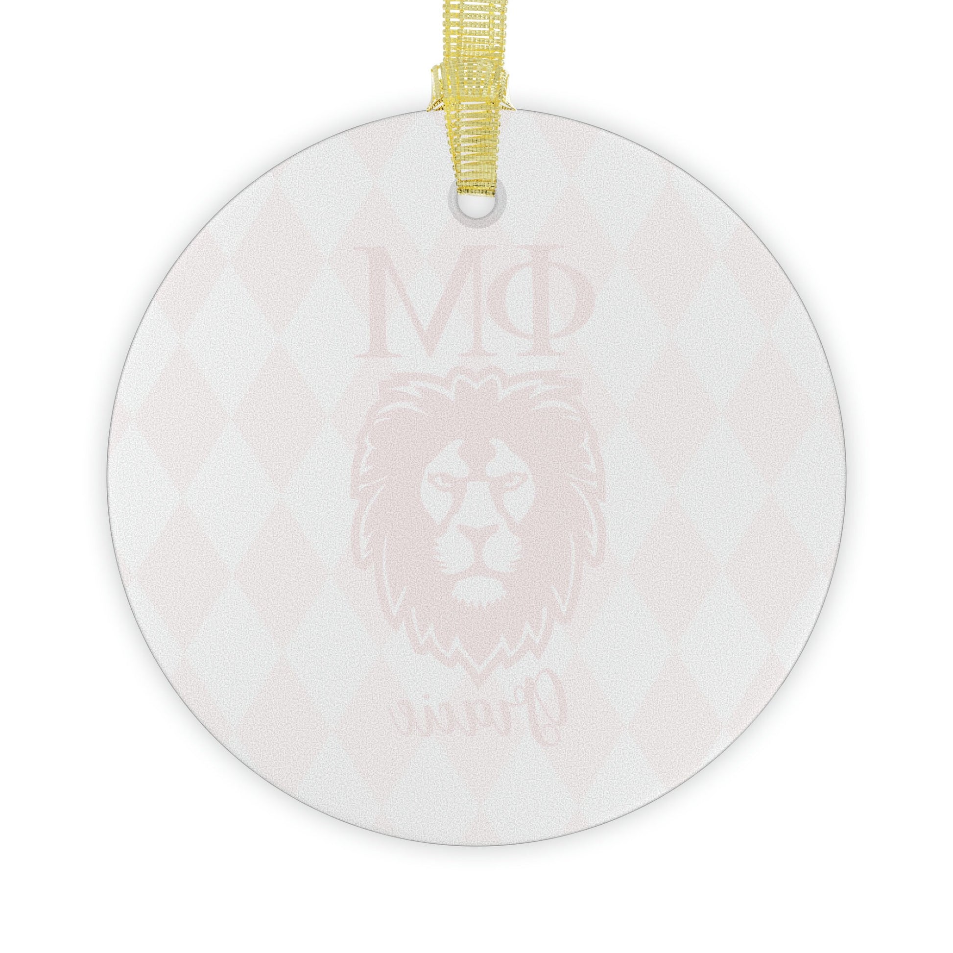 Phi Mu Personalized Lion Ornament - Ivy Society