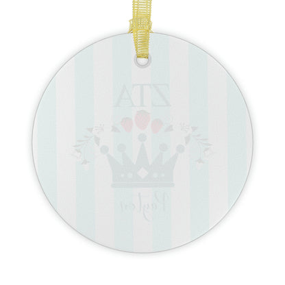 Zeta Tau Alpha Personalized Ornament - Ivy Society