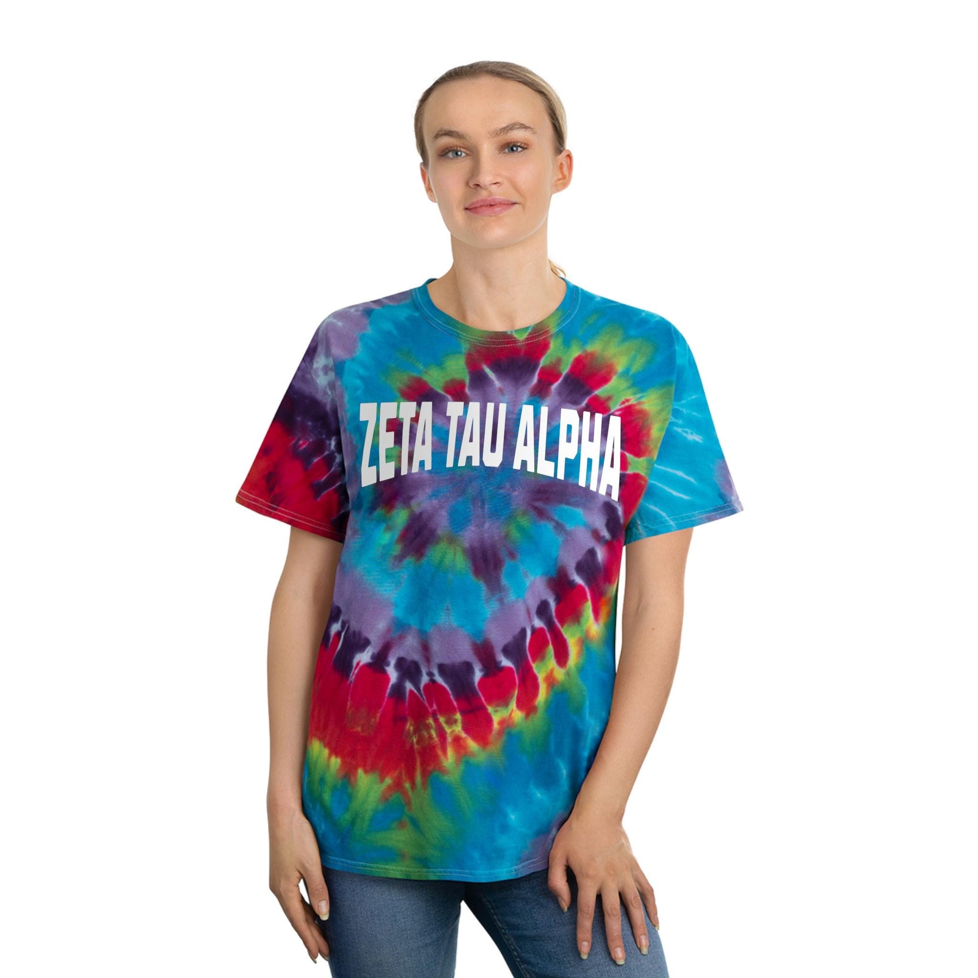 Zeta Tau Alpha Tie Dye T-shirt - Ivy Society