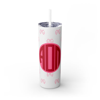 Alpha Omicron Pi Skinny Tumbler - Ivy Society