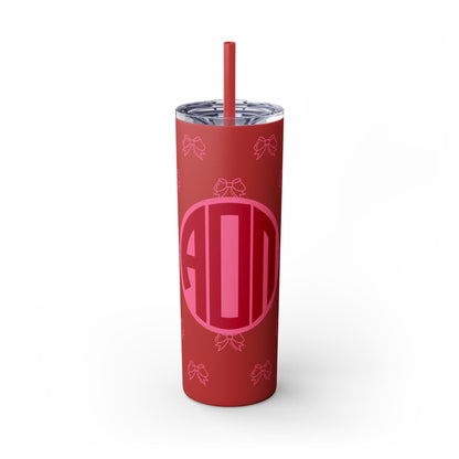 Alpha Omicron Pi Skinny Tumbler - Ivy Society