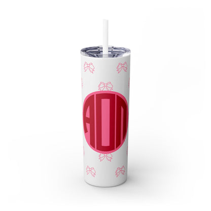 Alpha Omicron Pi Skinny Tumbler - Ivy Society