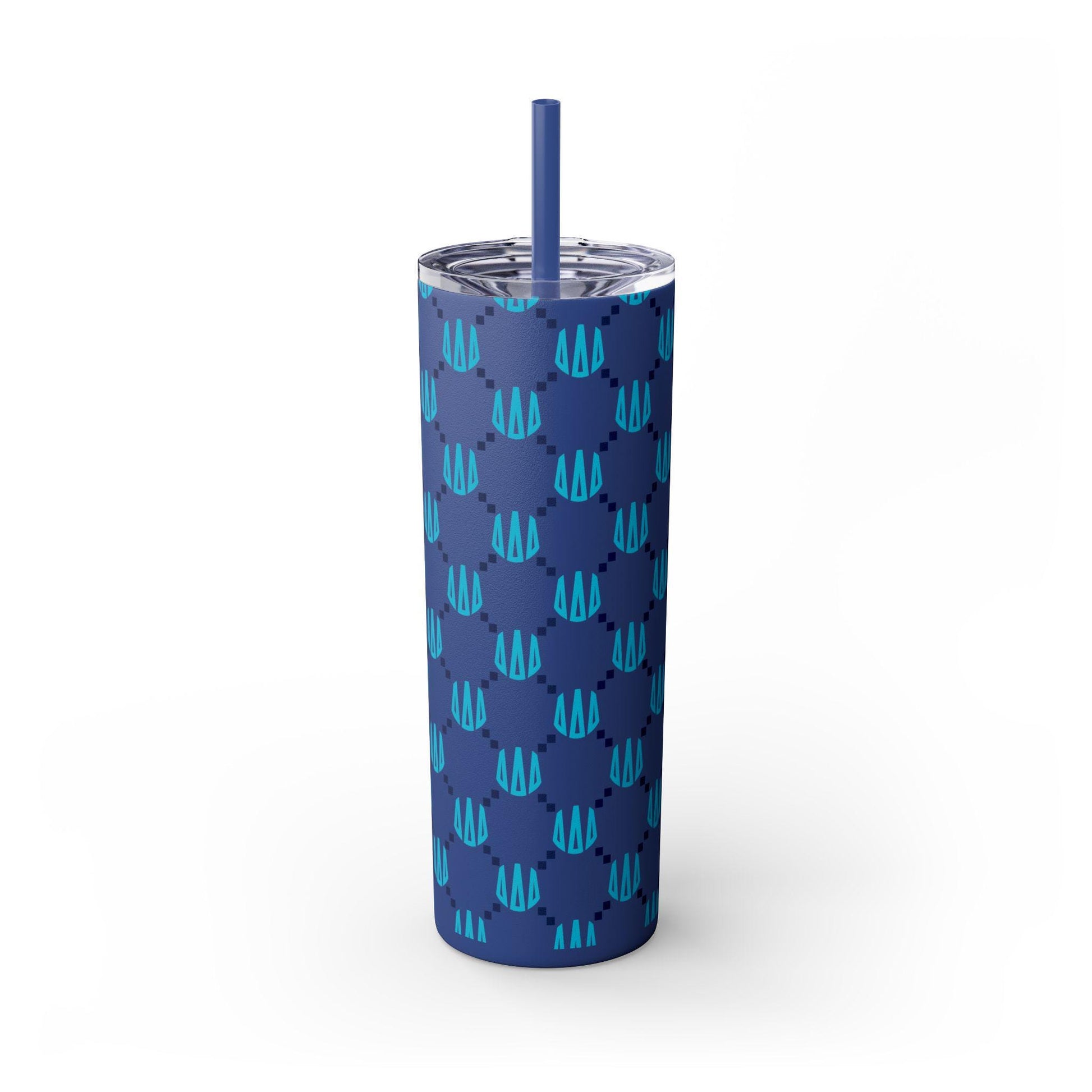 Tri Delta Monogram Print Skinny Tumbler - Ivy Society