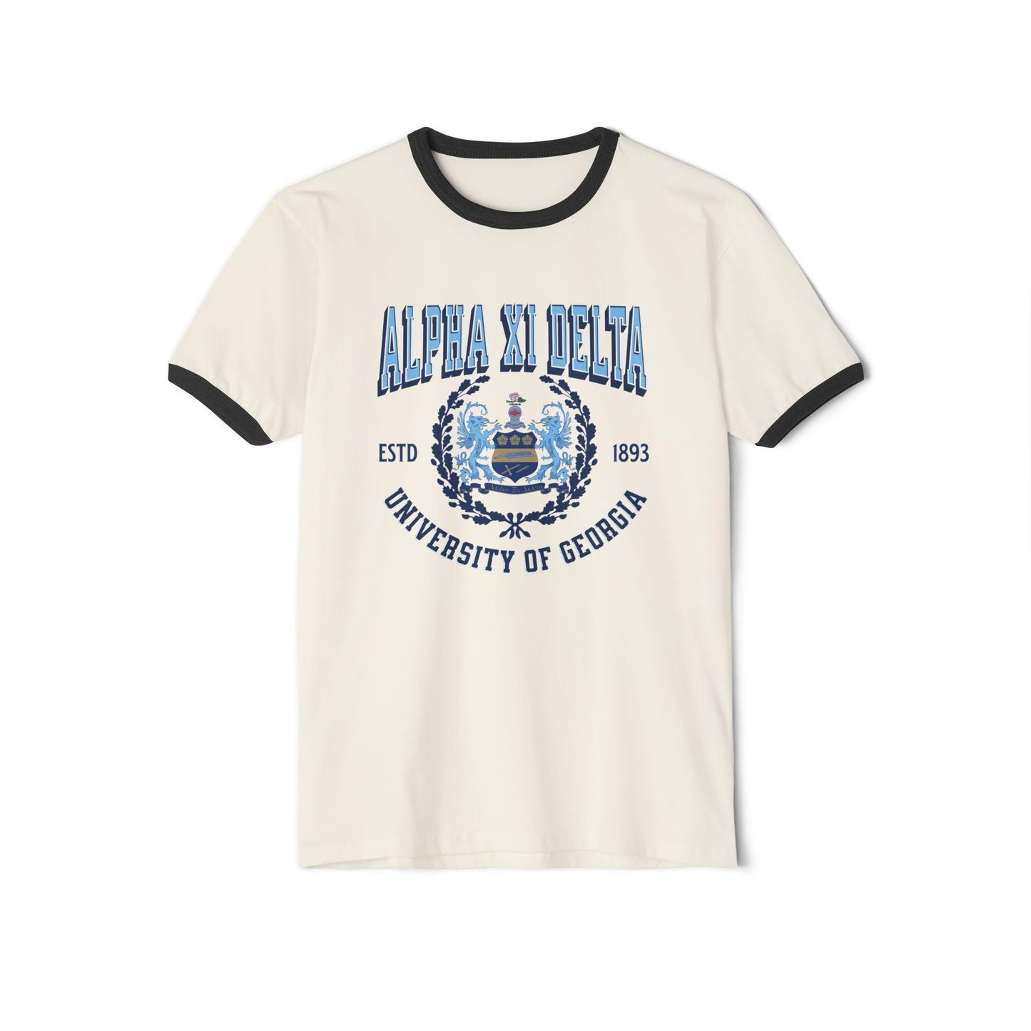 Alpha Xi Delta Collegiate Ringer Tee - Ivy Society