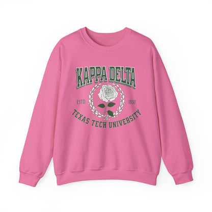 Kappa Delta Collegiate Sweatshirt Personalized School - Ivy Society
