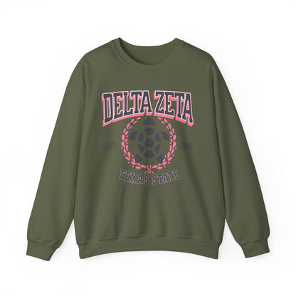 Delta Zeta Personalized School Sweatshirt - Ivy Society